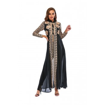 Abaya Dubai Muslim Sets Dress Kaftan Turkish Islamic Clothing Abayas African Dresses For Women